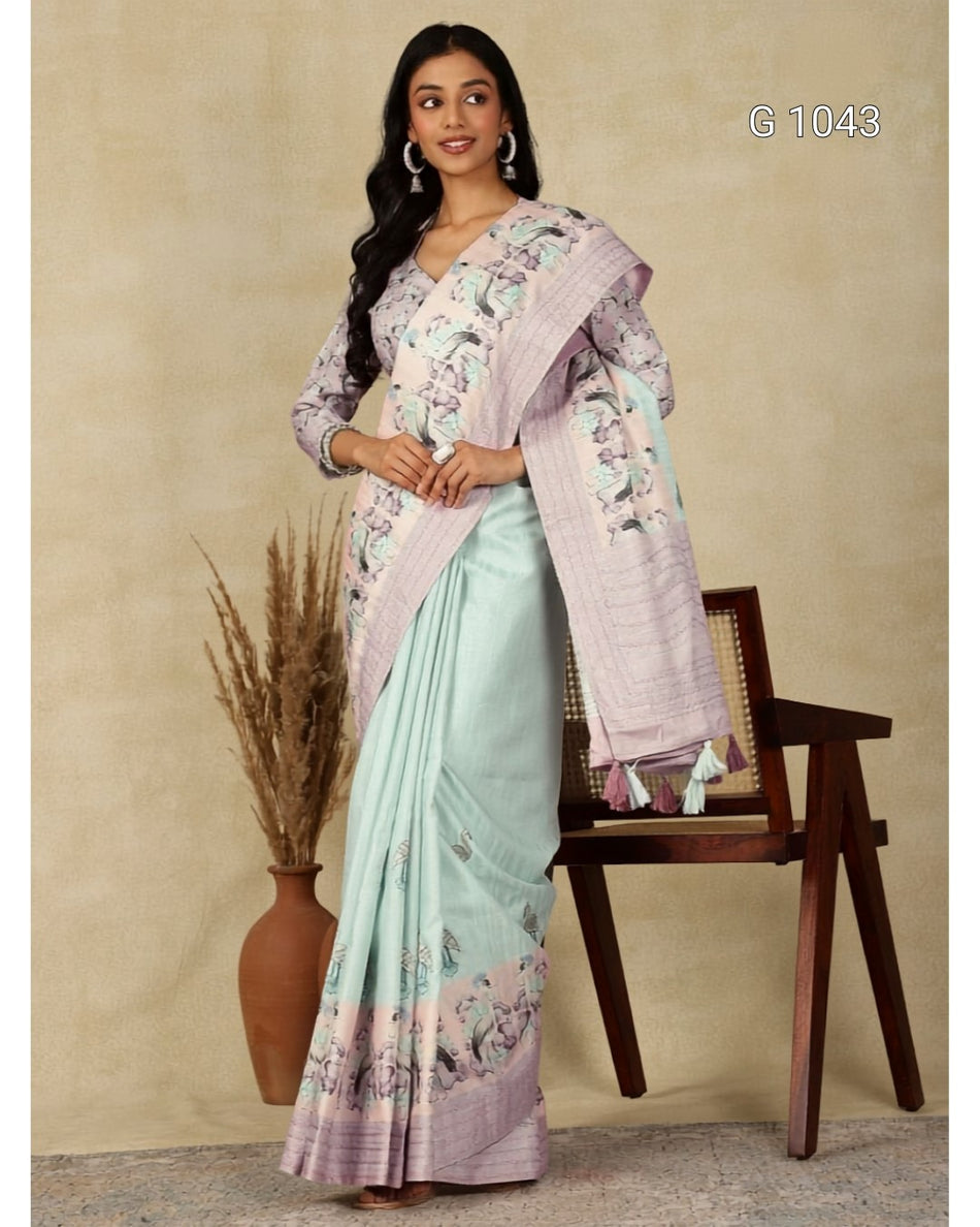 Premium Tripur Silk Saree Collection - G 1043