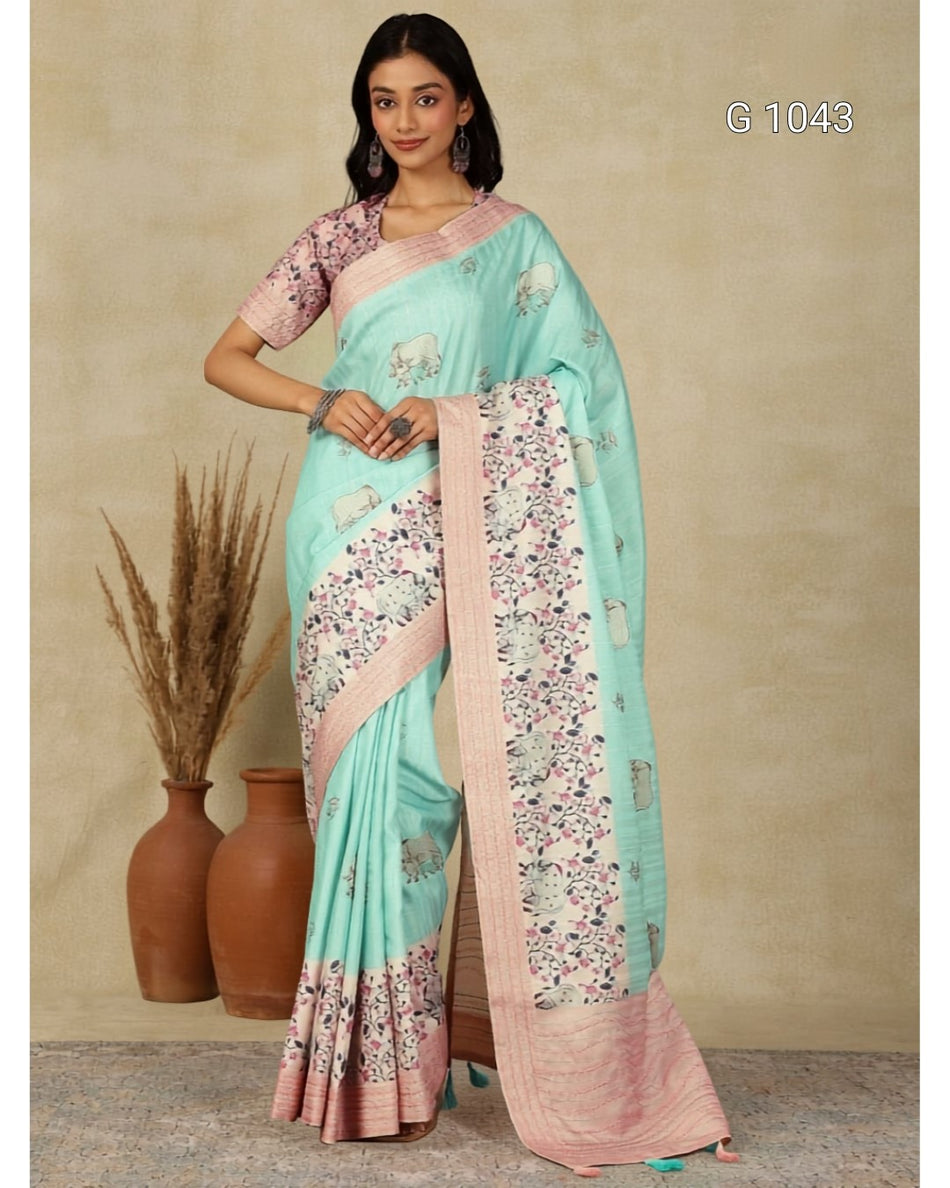 Premium Tripur Silk Saree Collection - G 1043