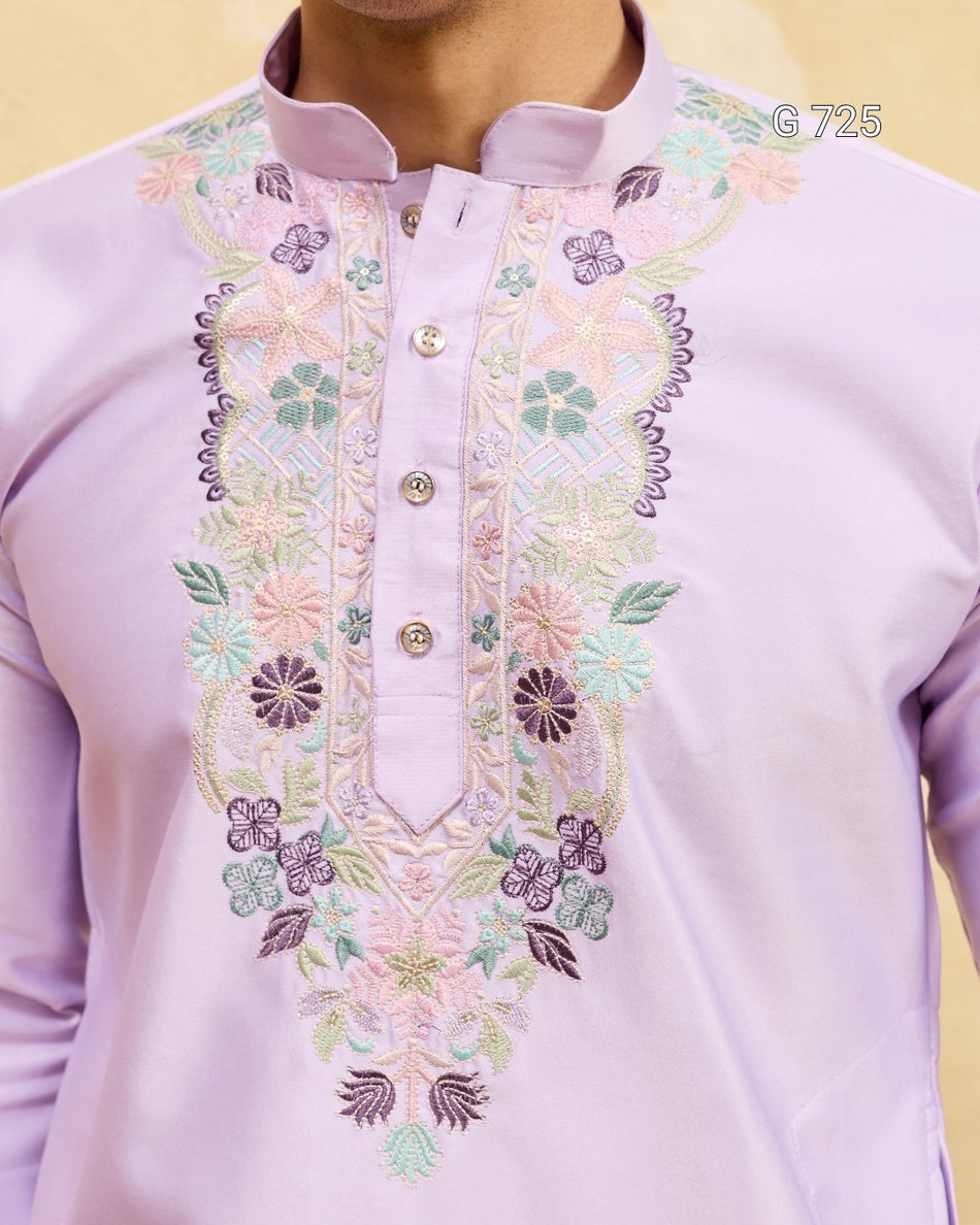 Wedding Special Men’s Embroidered Kurta -G 725