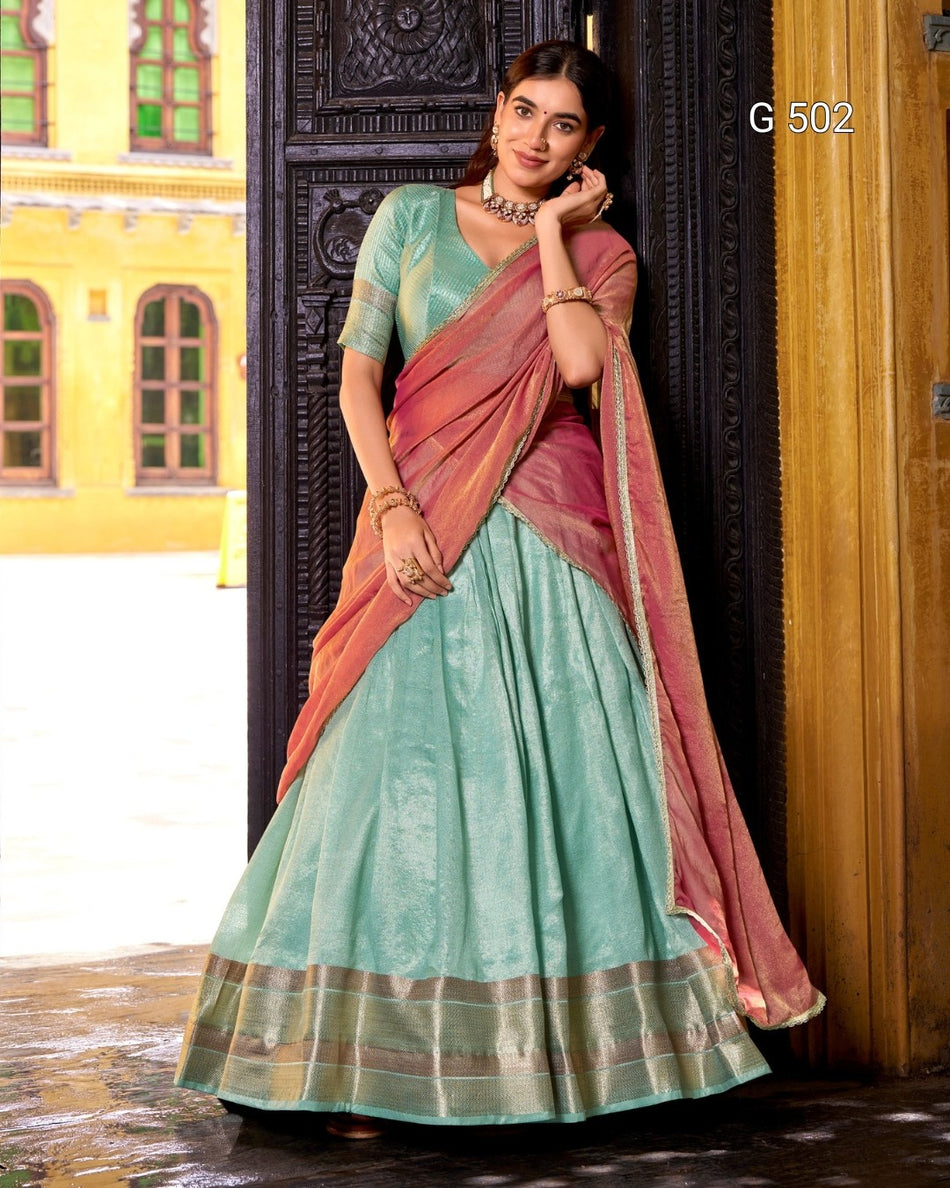 Elegant Dupion Lehenga with Rich Traditional Appeal - G 502