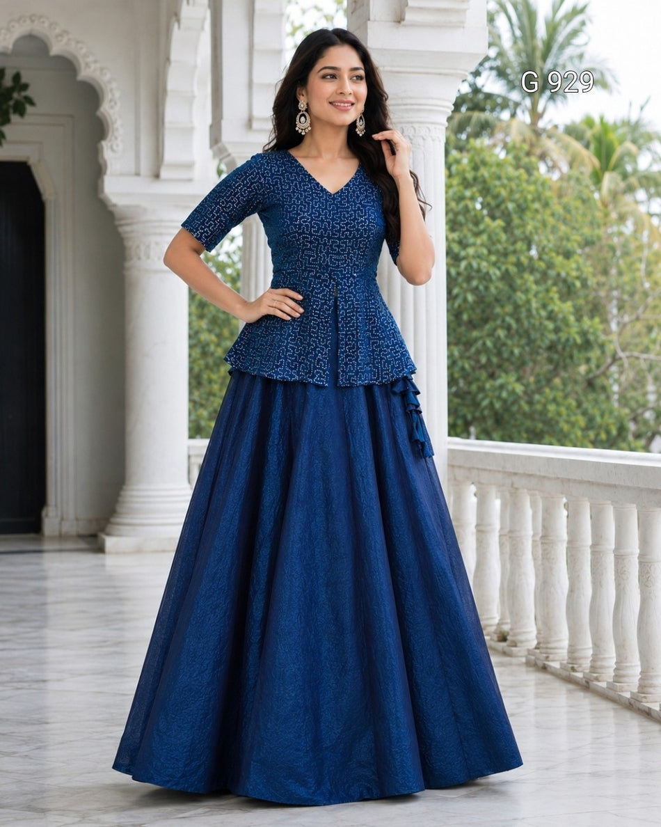 Embroidered Blouse Lehenga Choli Collection - G 929