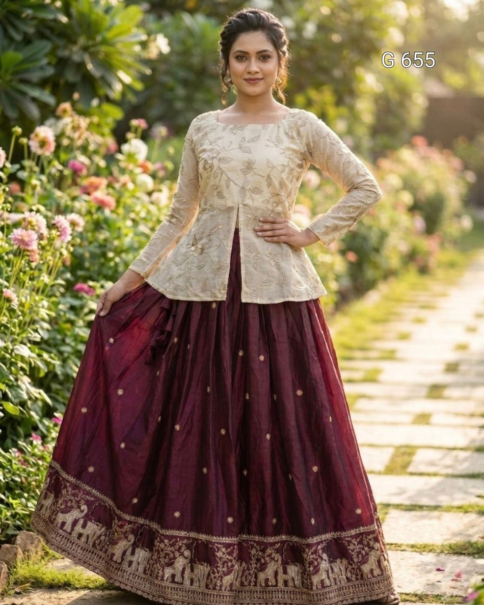 Graceful Designer Lehenga for Wedding Functions G 655