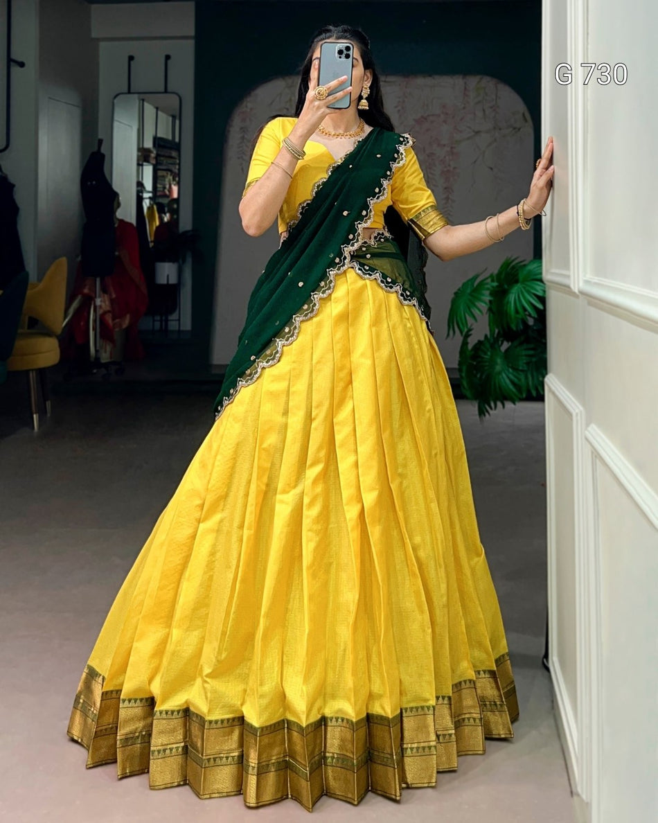 Stylish Traditional Lehenga with Timeless Ethnic Charm G 730
