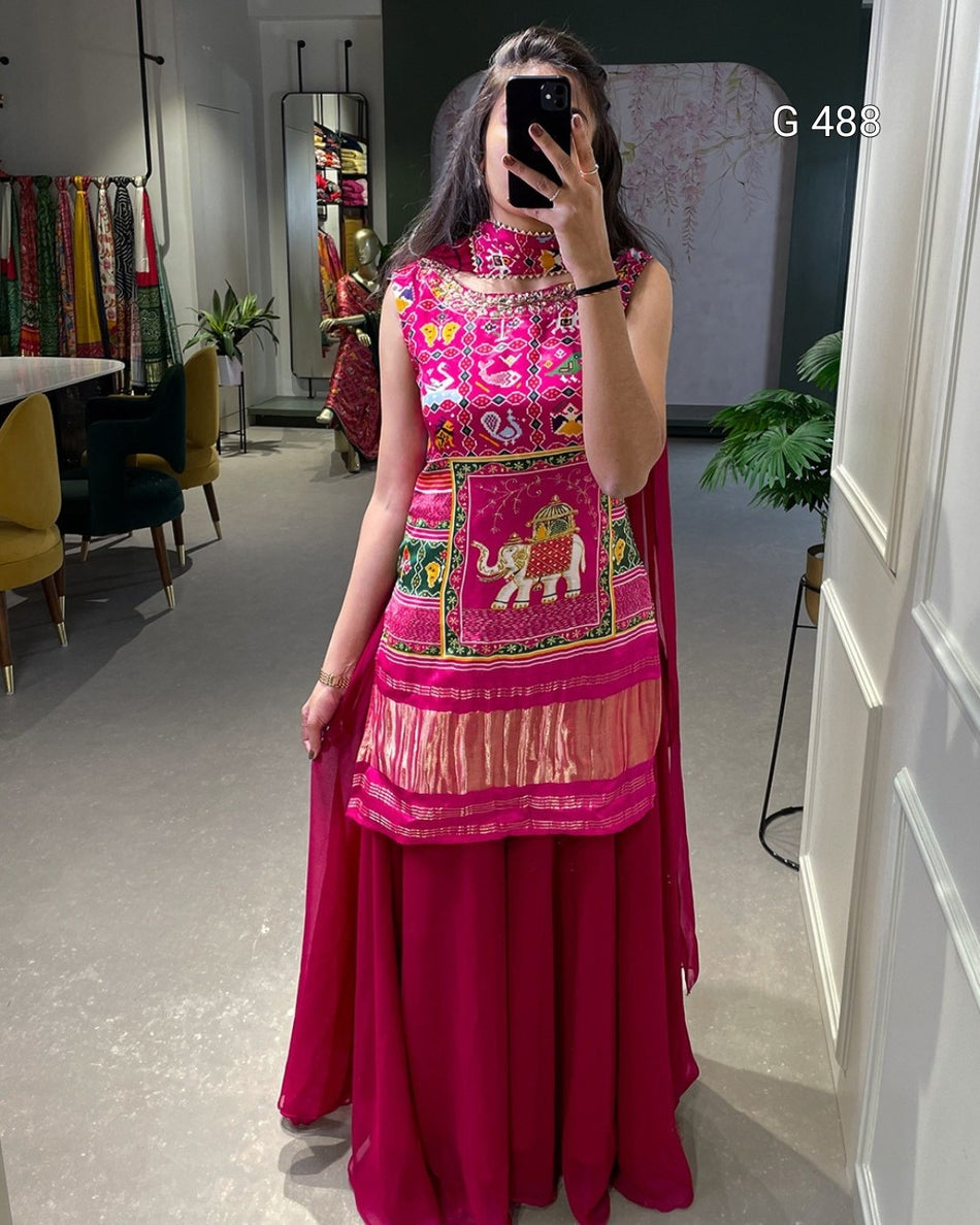 Stylish Ethnic Dresses with Traditional Festive Charm - G 488