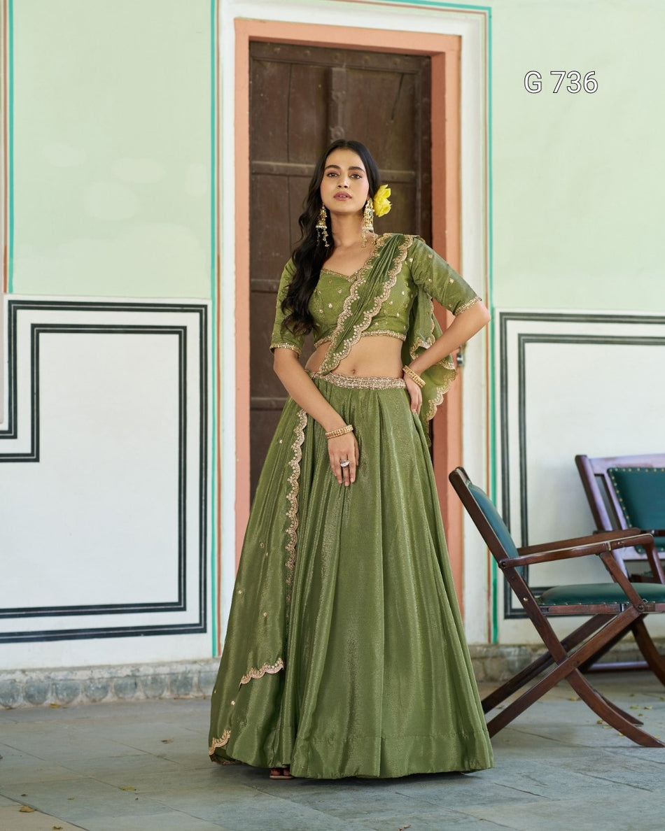 Beautiful Designer Lehenga for Wedding Functions G 736