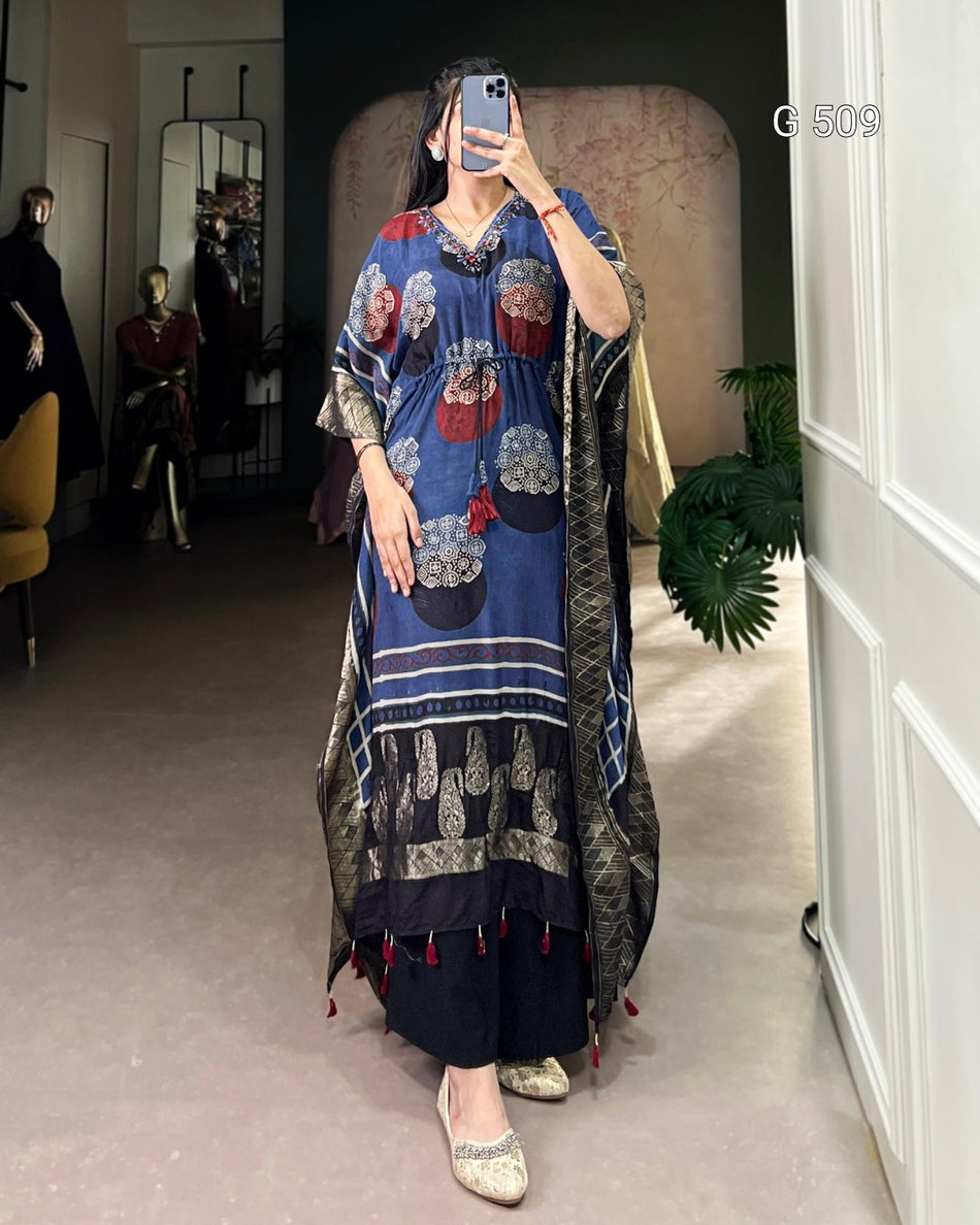 Premium Viscose Kaftans for Stylish Everyday Wear - G 509
