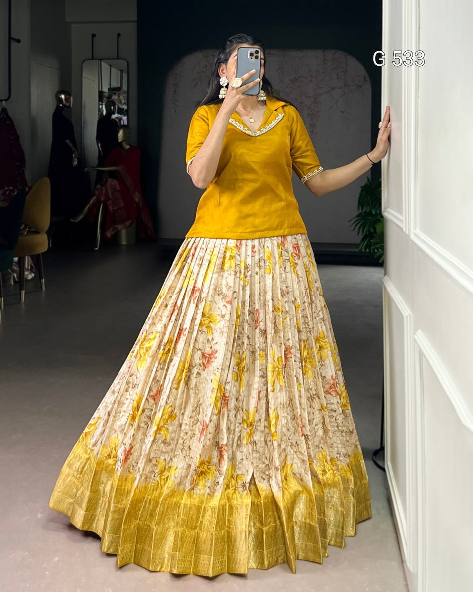 Premium Lehenga Co-ord Sets with Printed Designs - G 533