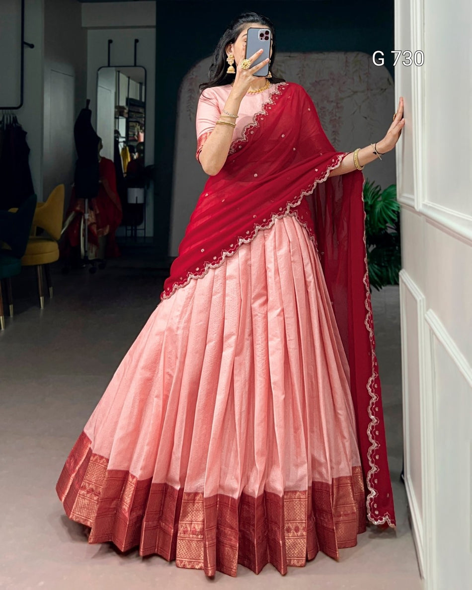 Stylish Traditional Lehenga with Timeless Ethnic Charm G 730