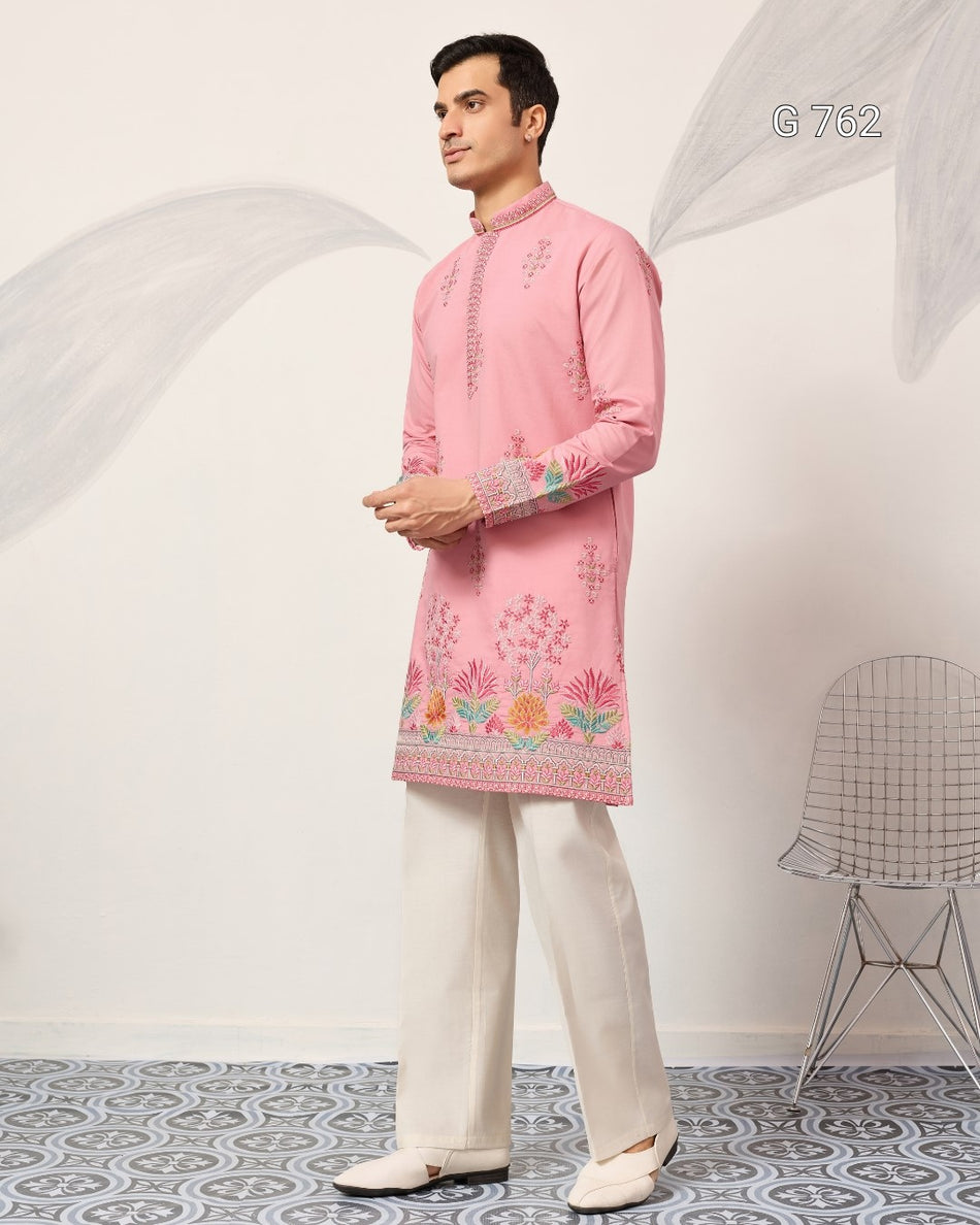 Elegant Mens Kurta for Festive Celebrations - G 762