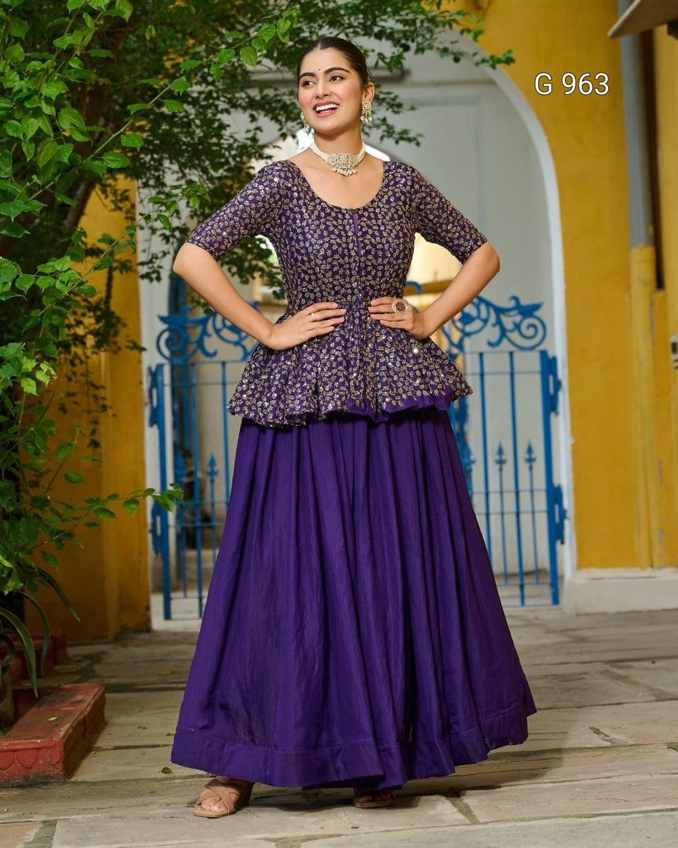 Modern Premium Silk Lehenga Choli - G 963