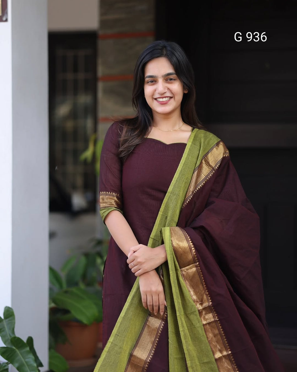 Comfortable Kanchi Cotton Kurta Collection - G 936