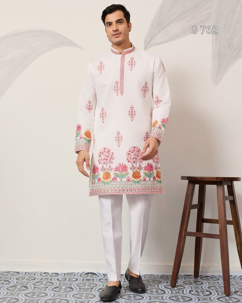 Elegant Mens Kurta for Festive Celebrations - G 762