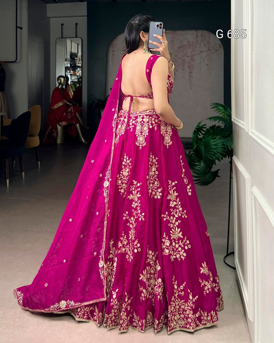 Luxurious Wedding Lehenga for Royal Ethnic Look G 685