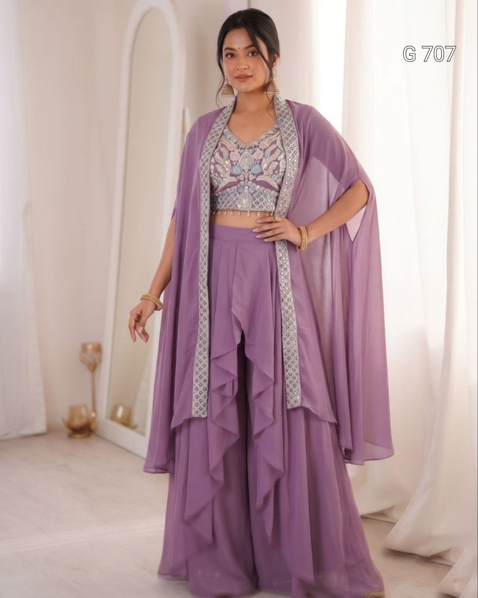 Trendy Designer Sharara Set for Special Occasions G 707