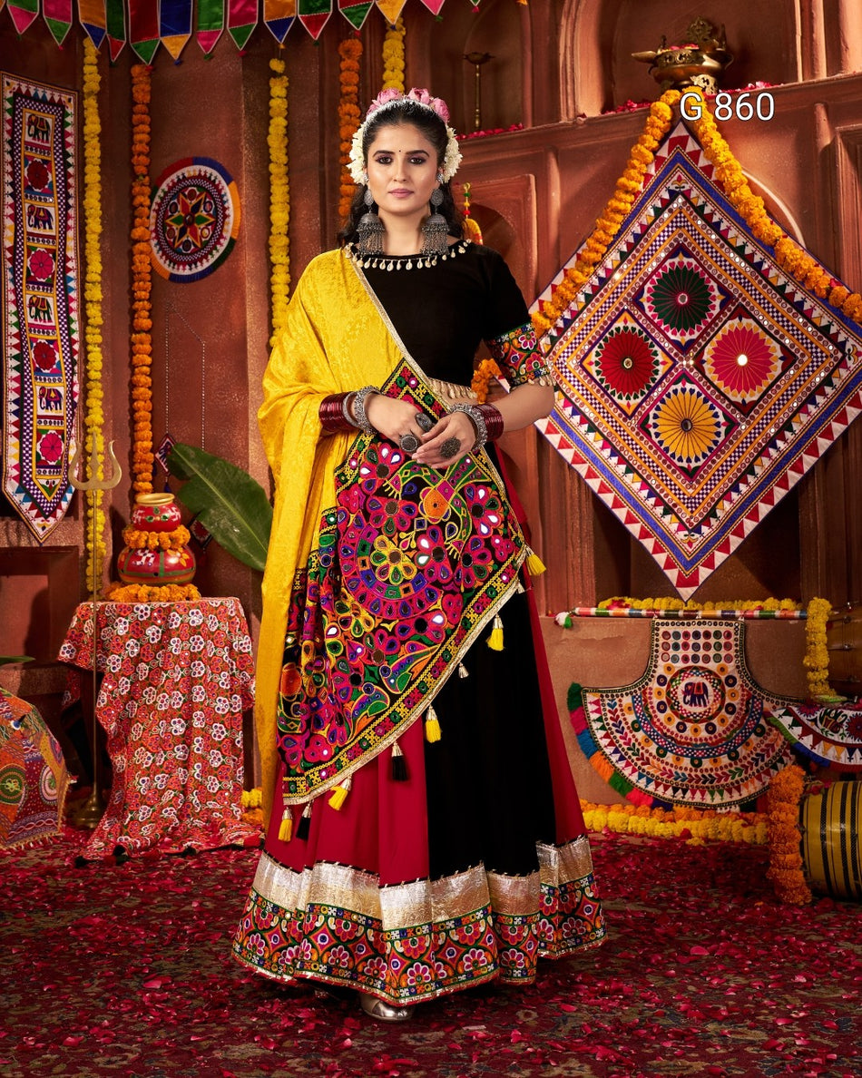 Elegant Kutchi Craft Lehenga Choli Collection G 860