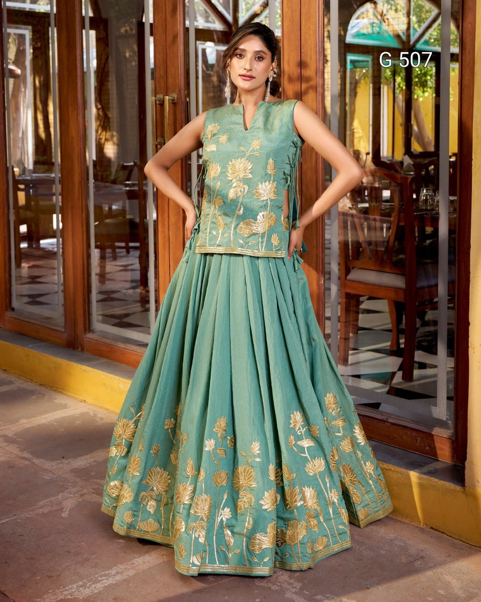 Premium Co-ord Sets with Elegant Thread Embroidery - G 507