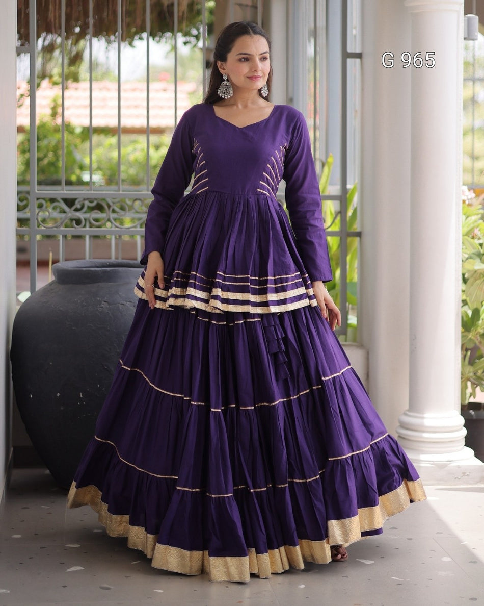 Premium Navratri Frill Lehenga Collection - G 965